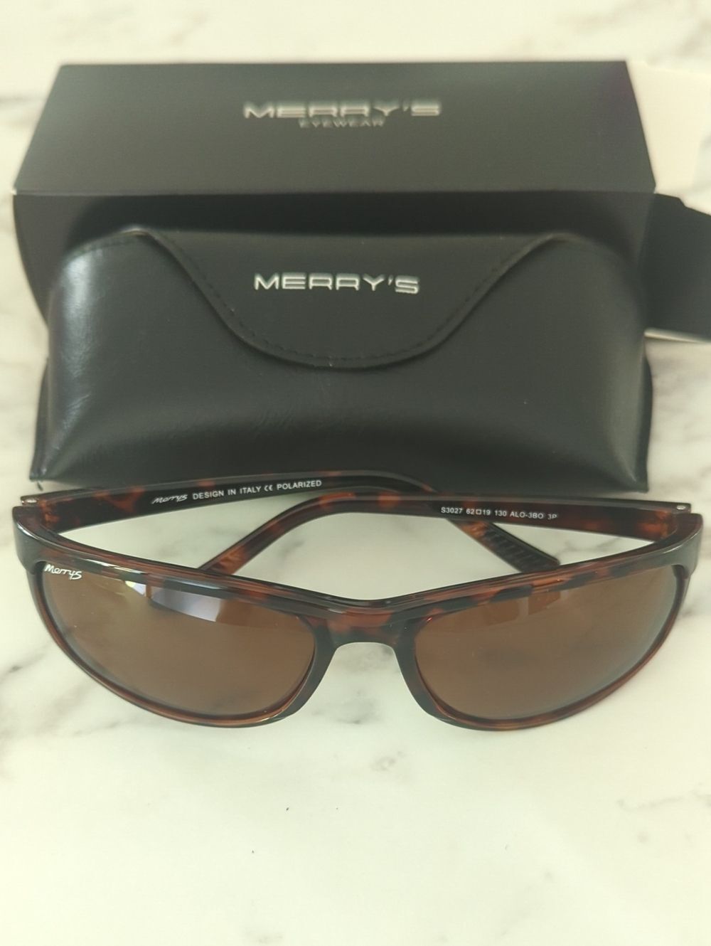 Merry's Wrap Around Sport Polarized Unisex Sunglasses